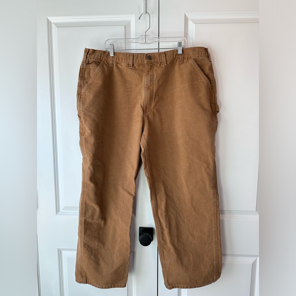 Carhartt Men’s Utility Work Pant Loose Fit Brown (Size 44 X 30)